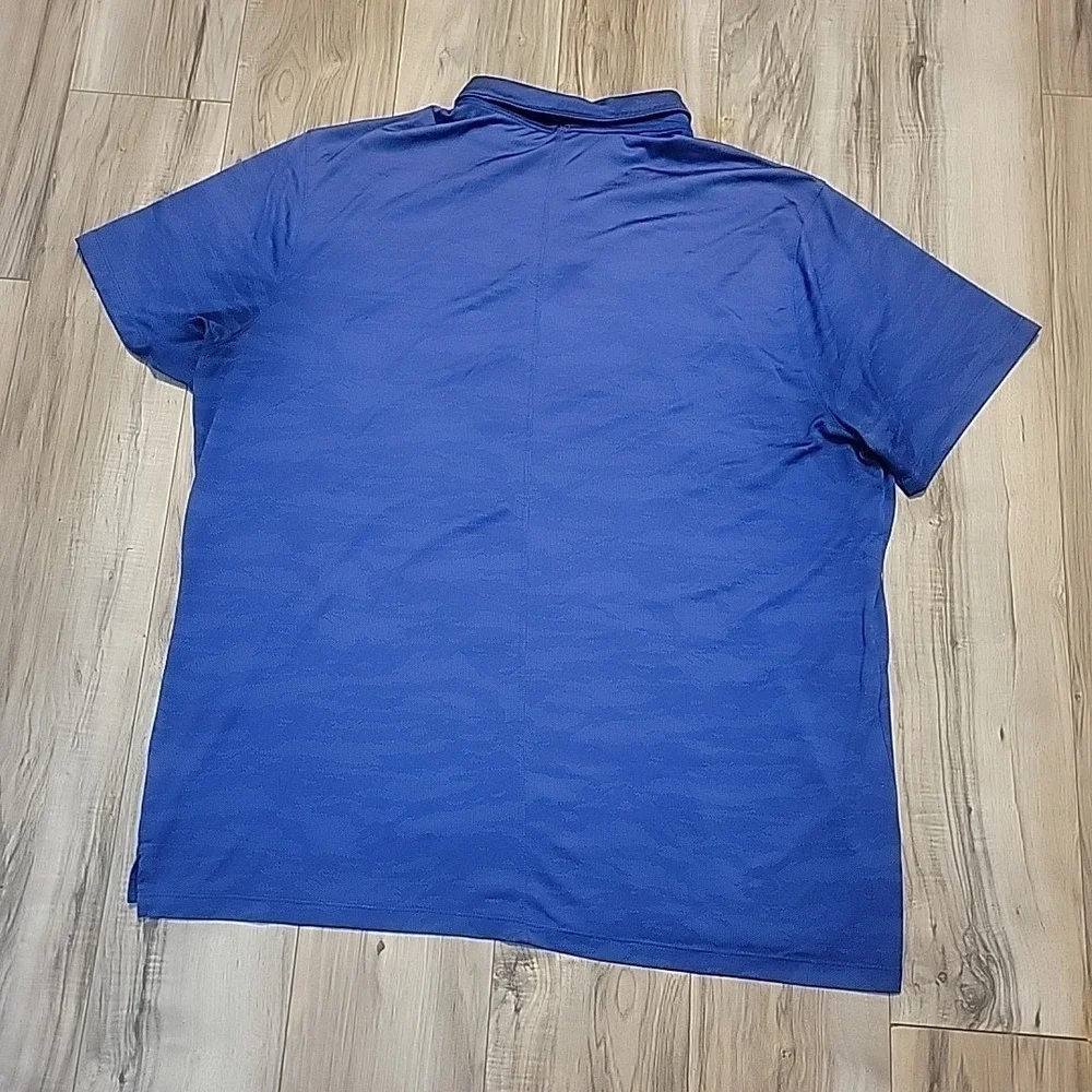 Nike‎ Golf Polo Shirt Mens XXL Blue Dri Fit Standard Fit